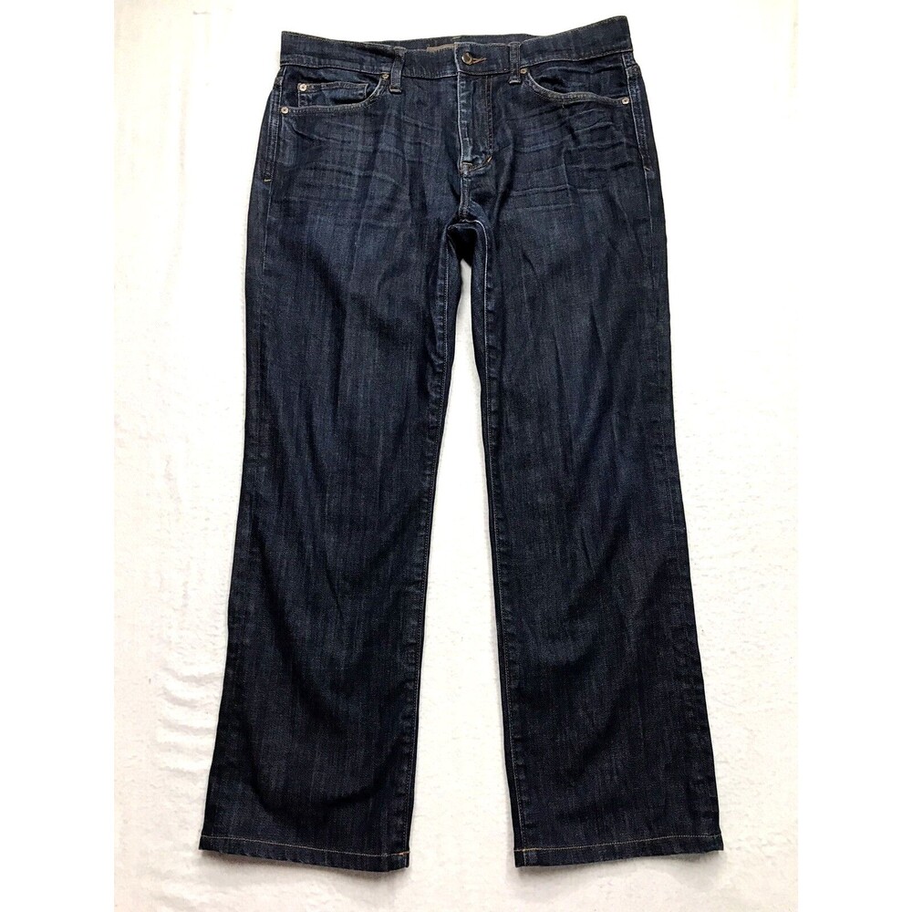 JOES Classic Straight Jean Men 33 (36x30) Dark Wash Whisker Denim Blue Regular